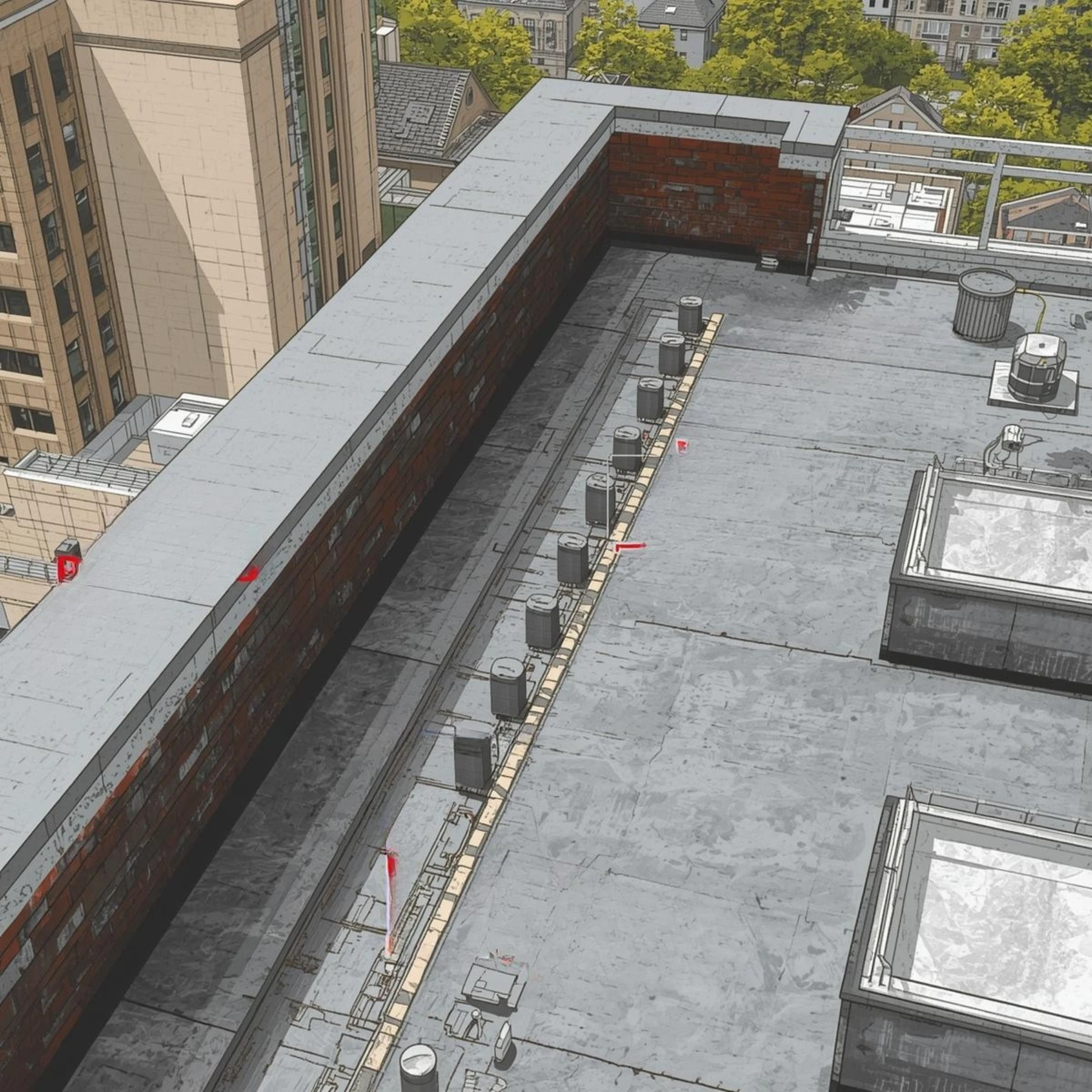 Terrace Seepage Repair
